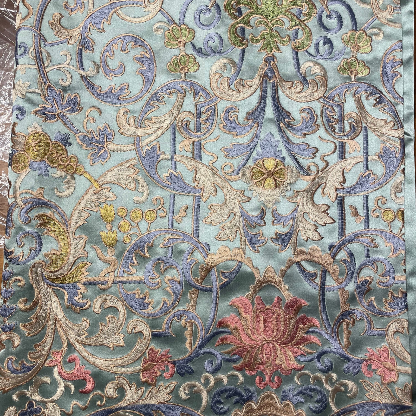 The Met x Ann Gish Venezia Duvet Cover and Decorative Pillow in Blue