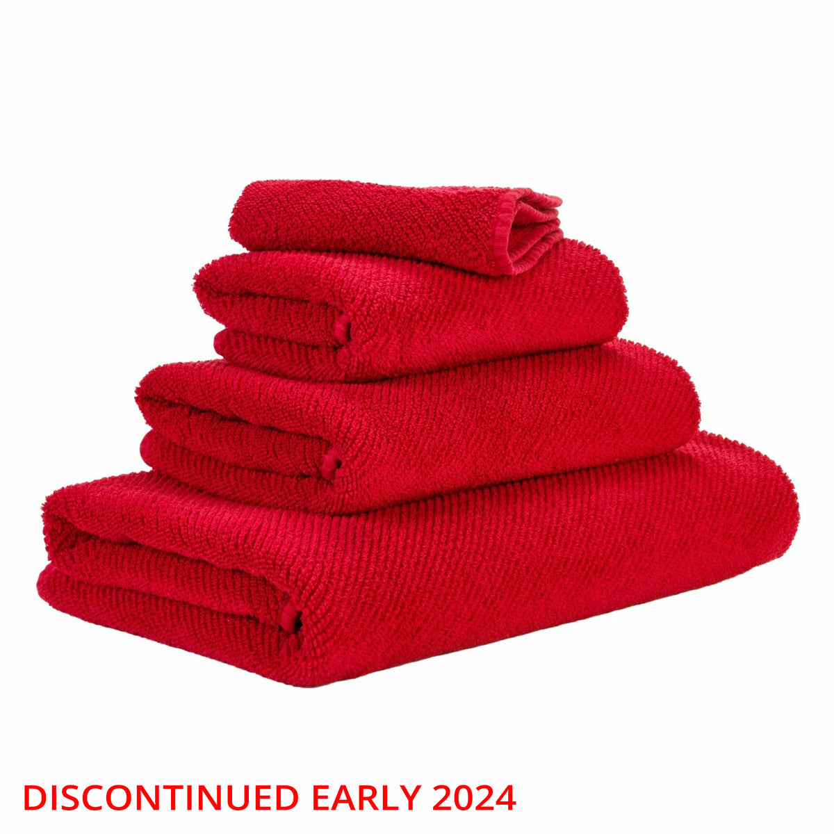 Abyss Twill Bath Towels - Lipstick (552)