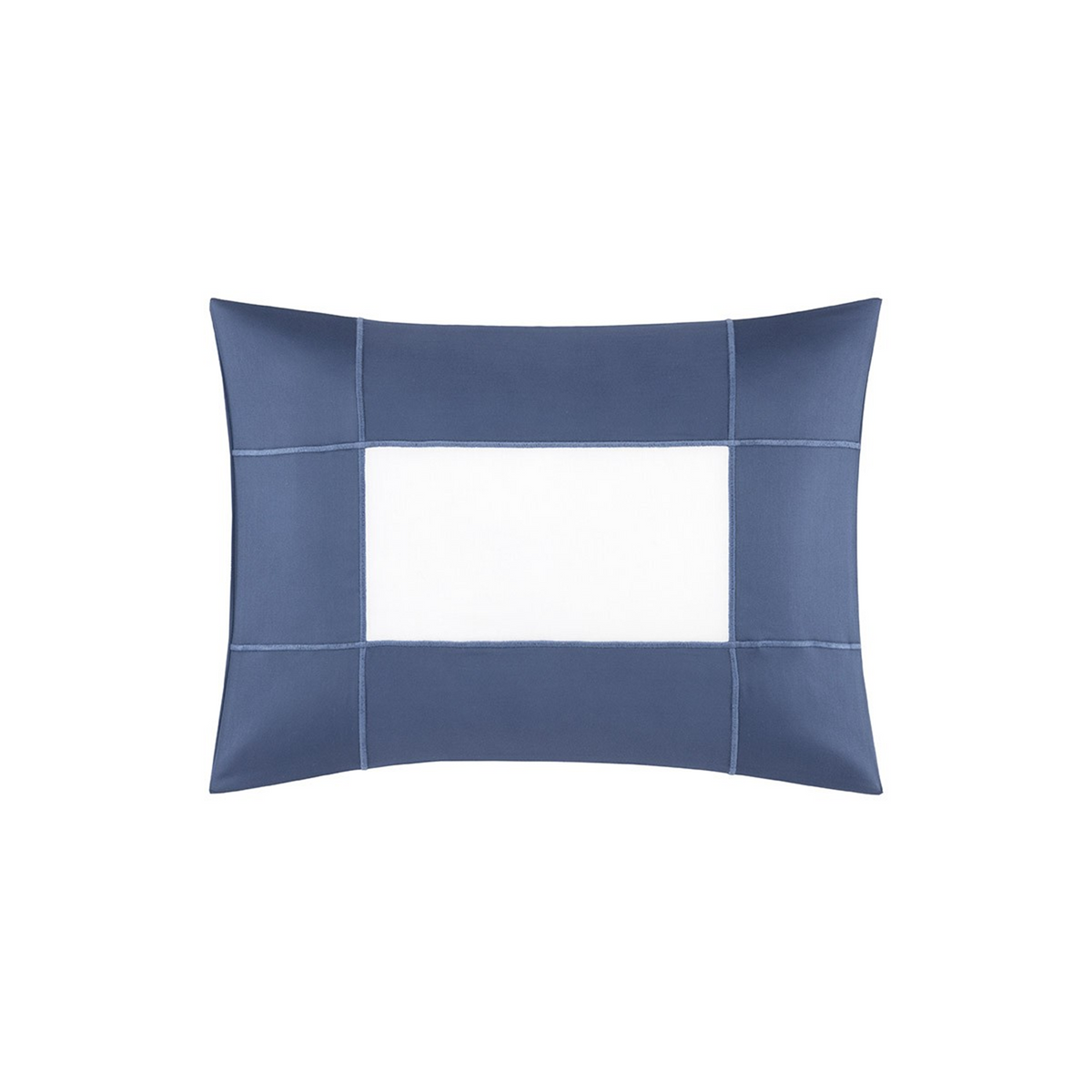 Boudoir Sham Silo of Yves Delorme Apollon Bedding Collection in Outremer Color