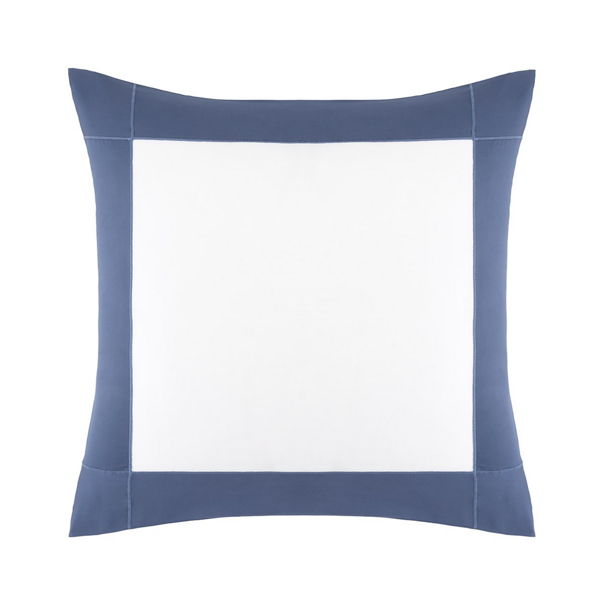 Euro Sham Silo of Yves Delorme Apollon Bedding Collection in Outremer Color