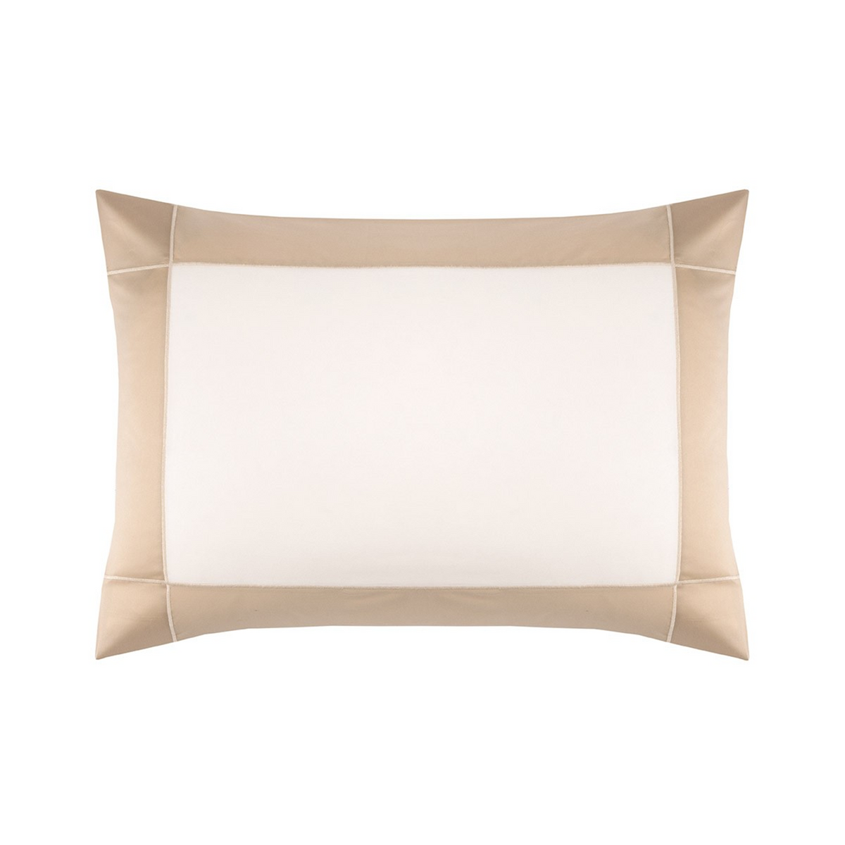 Sham Silo of Yves Delorme Apollon Bedding Collection in Dune Color