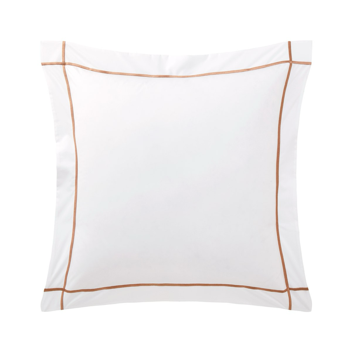 Euro Sham of Yves Delorme Athena Bedding in Sienna Color