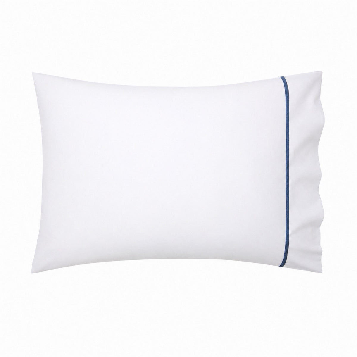 Pillowcase of Yves Delorme Athena Bedding with Outremer embroidery accent
