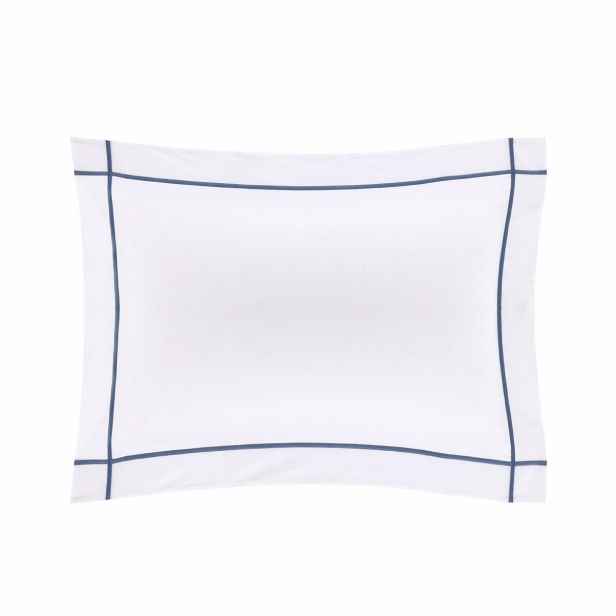 Sham Silo of Yves Delorme Athena Bedding with Outremer embroidery accent