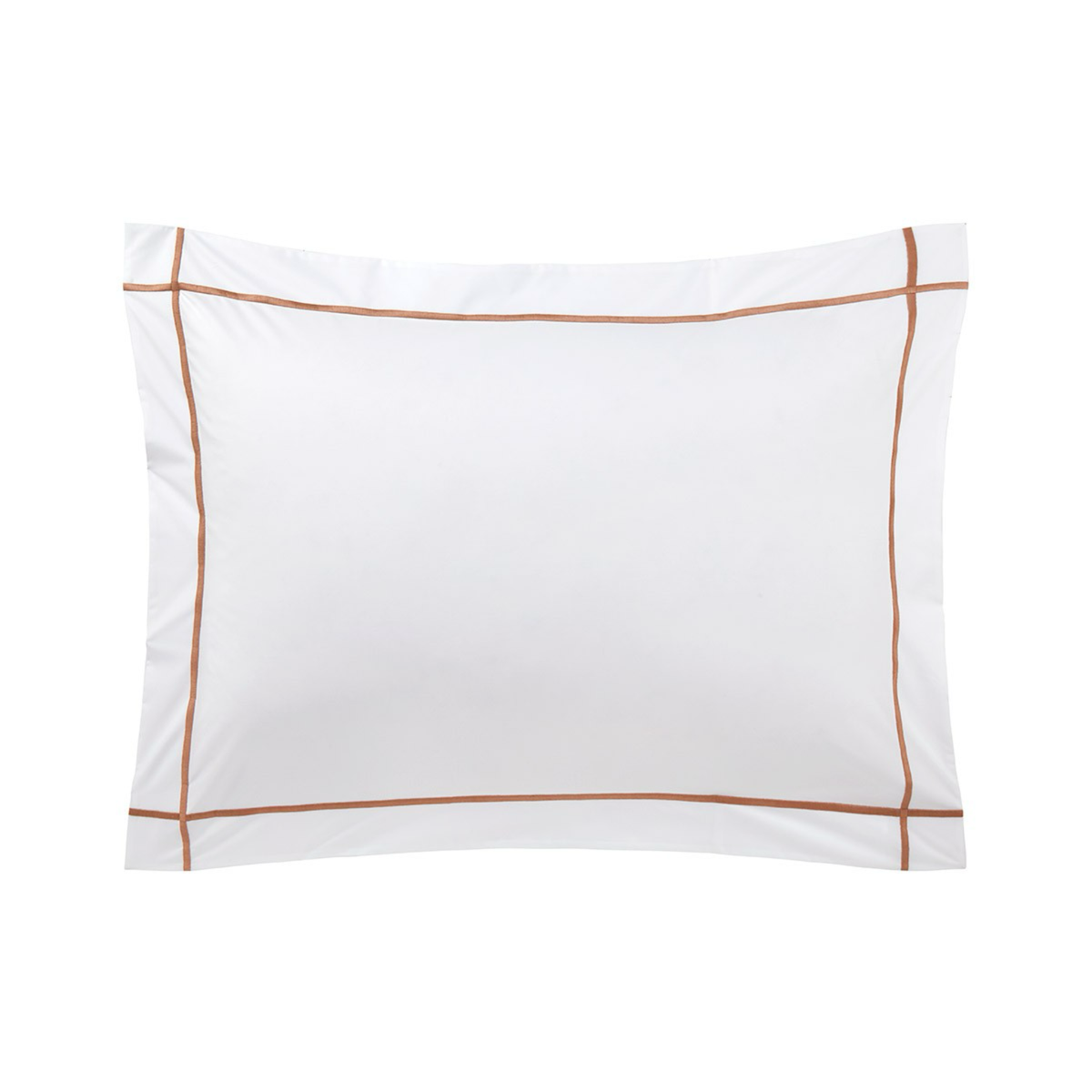 Sham of Yves Delorme Athena Bedding in Sienna Color