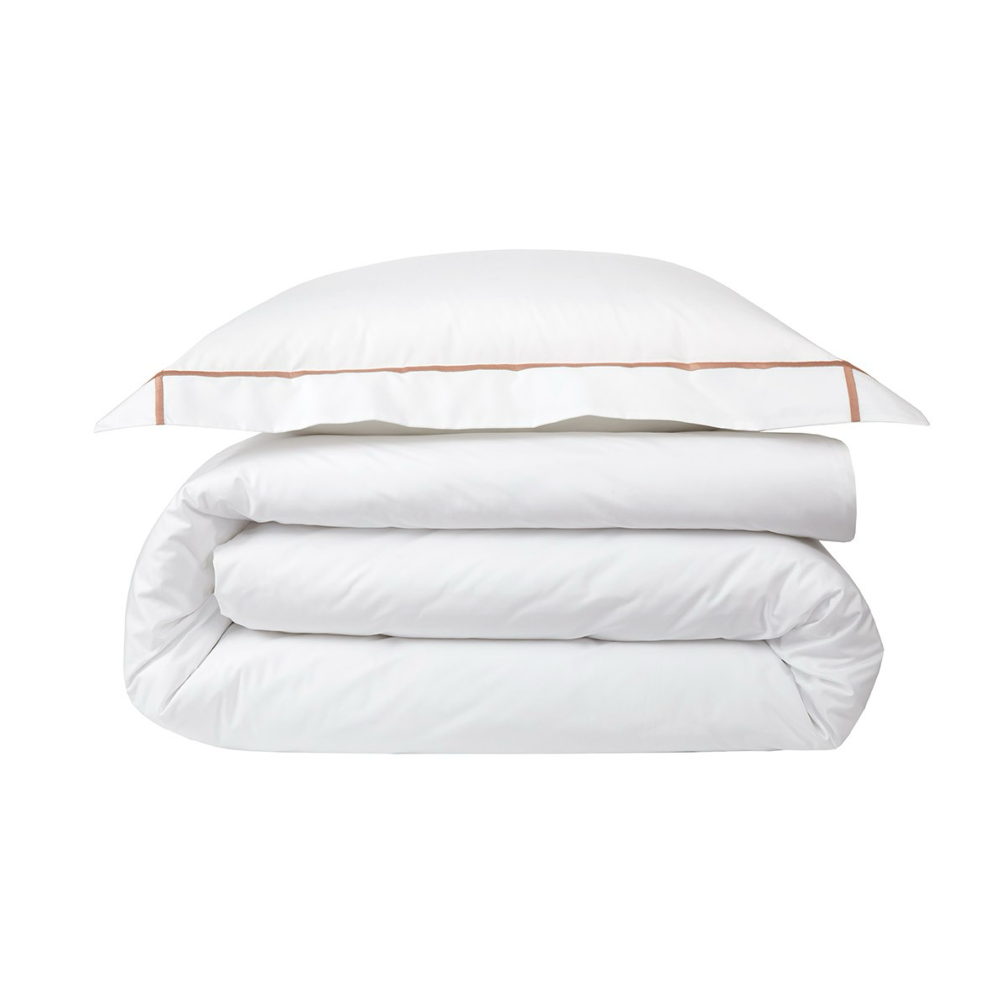 Sheet Set of Yves Delorme Athena Bedding in Sienna Color