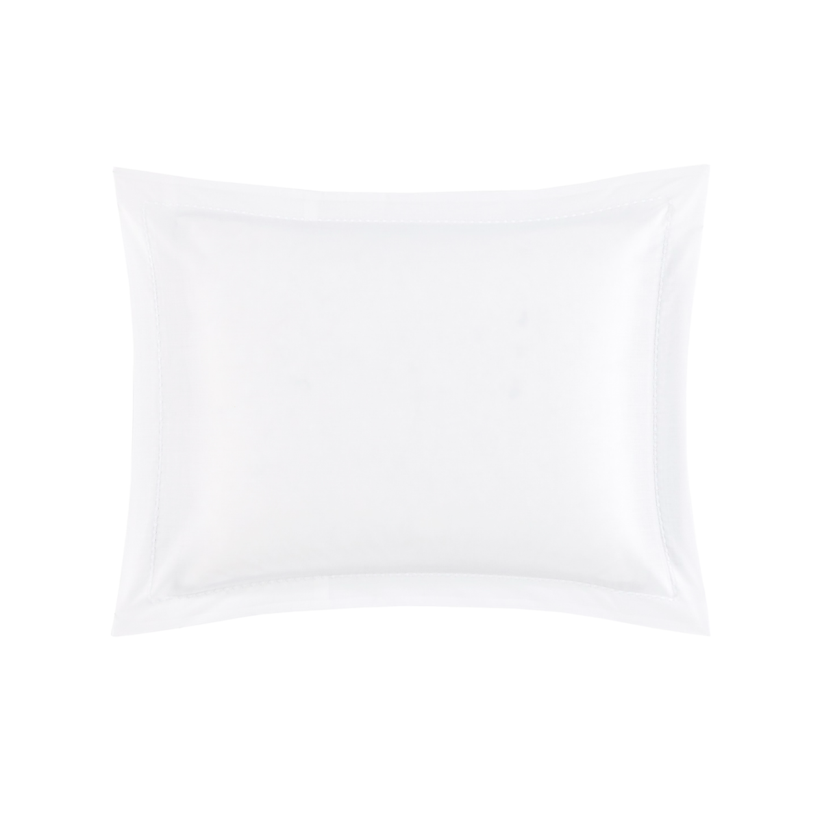 Boudoir Sham of Yves Delorme Batiste Bedding in Blanc