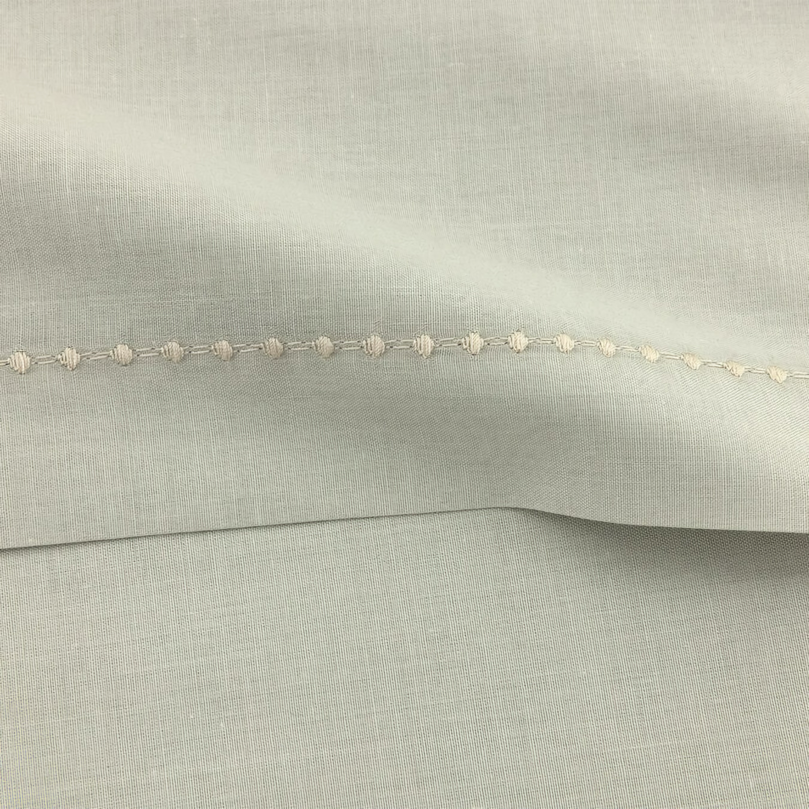 Bed in Complete Yves Delorme Batiste Bedding in Seigel Color