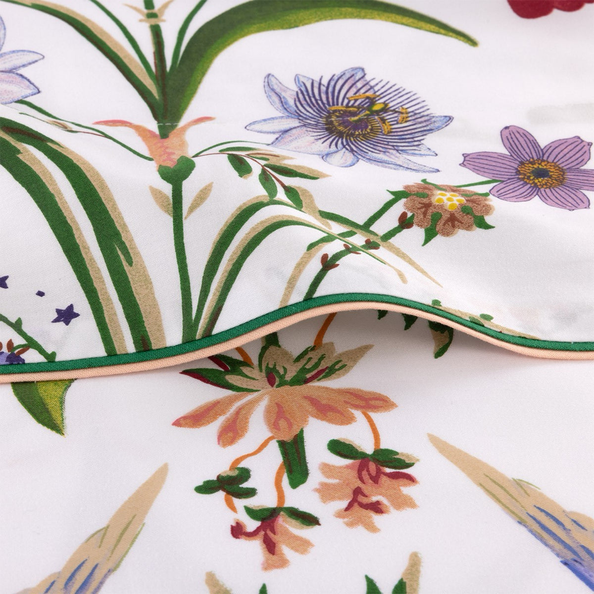 Fabric Closeup of Yves Delorme Botanic Bedding Collection