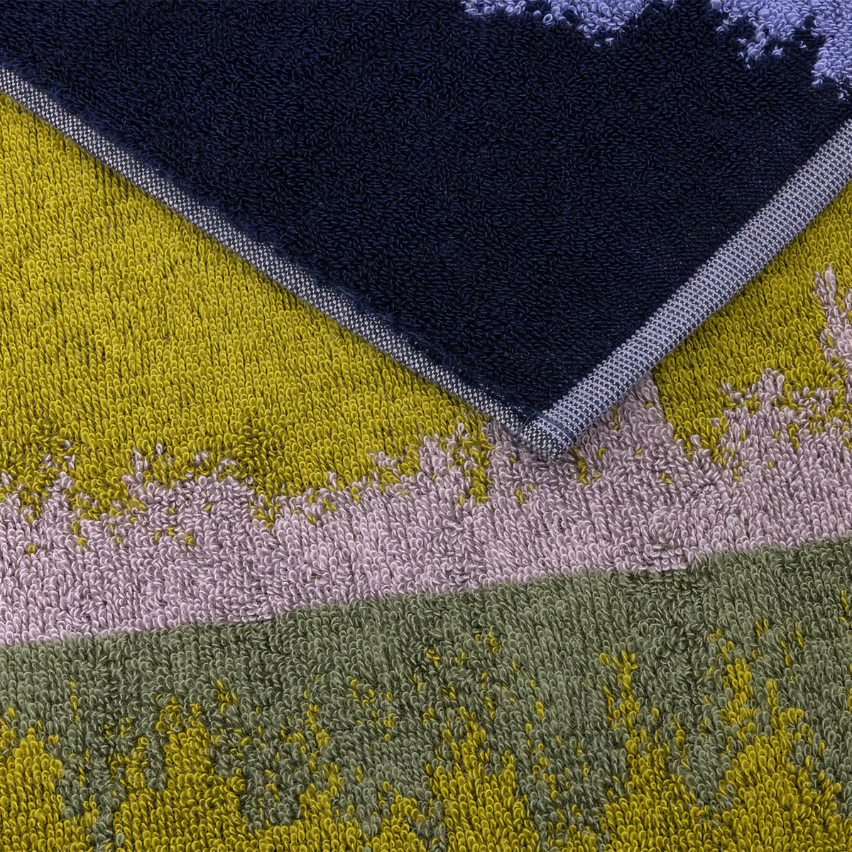 Fabric Closeup of Yves Delorme Brume Bath Towels