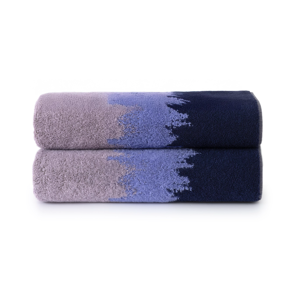 Stack of Yves Delorme Brume Bath Towels