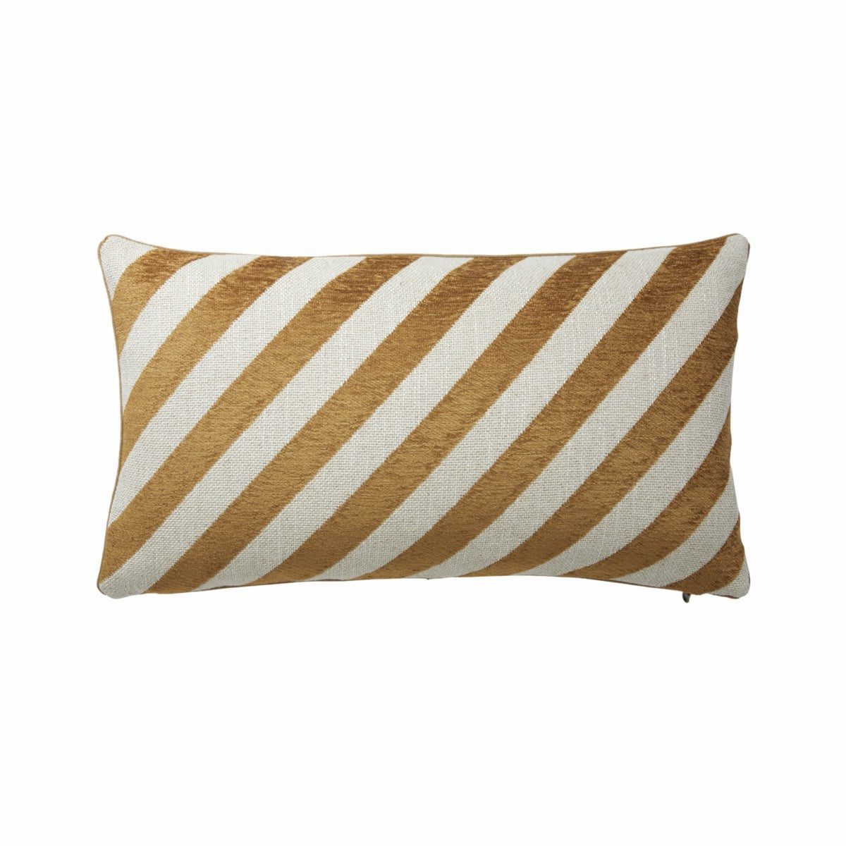 Size 13x22 of Yves Delorme Calisson Decorative Pillows in Muscade color