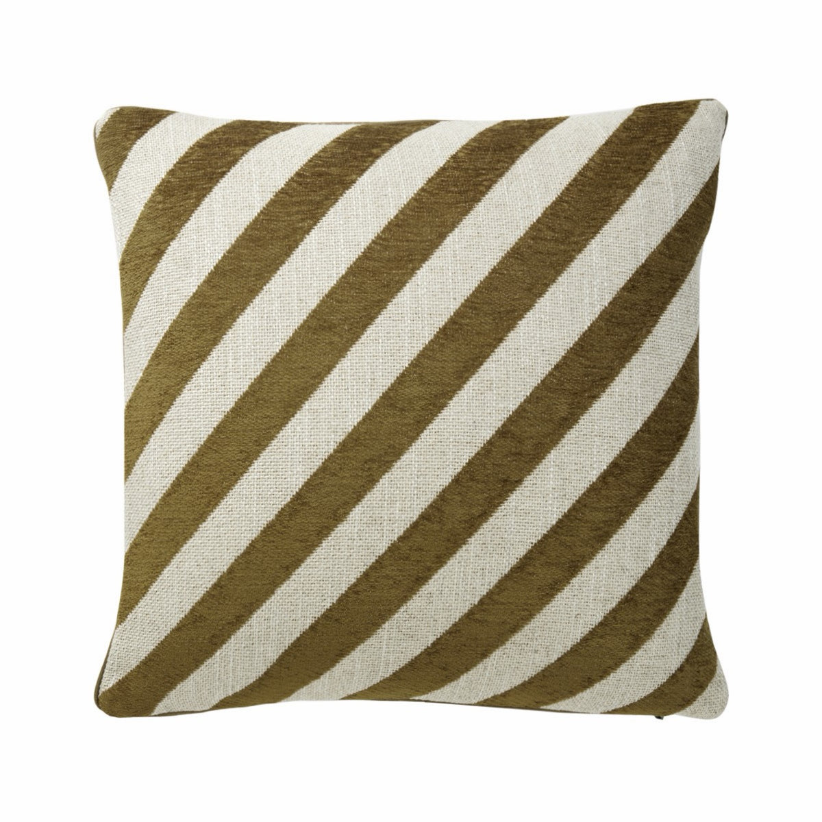 Size 18x18 of Yves Delorme Calisson Decorative Pillows in Kaki color