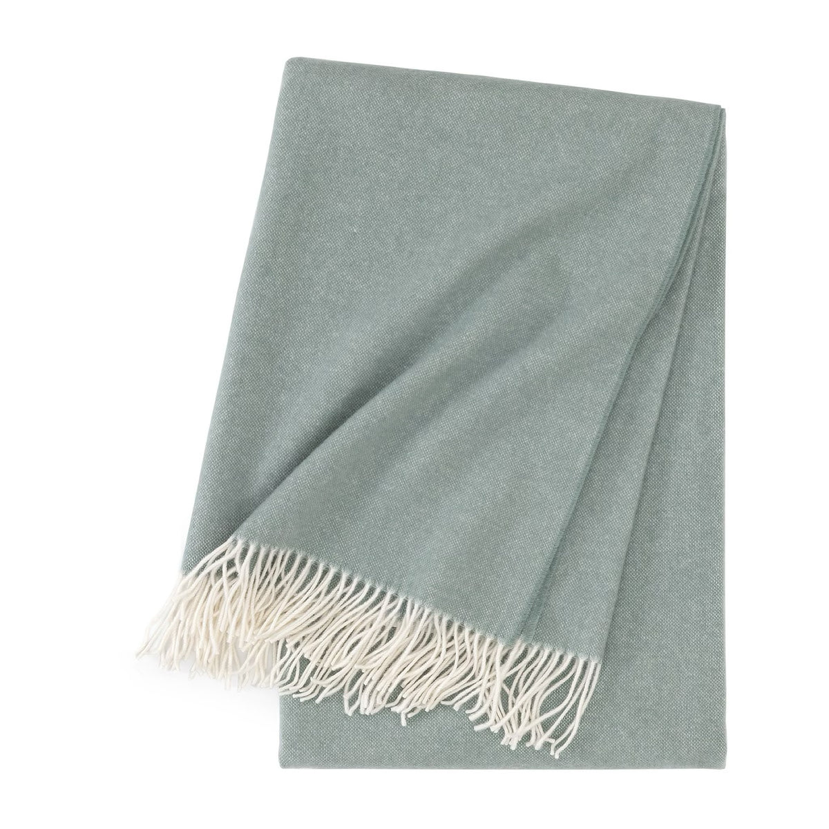 Folded Yves Delorme Club Throw in Verones Color