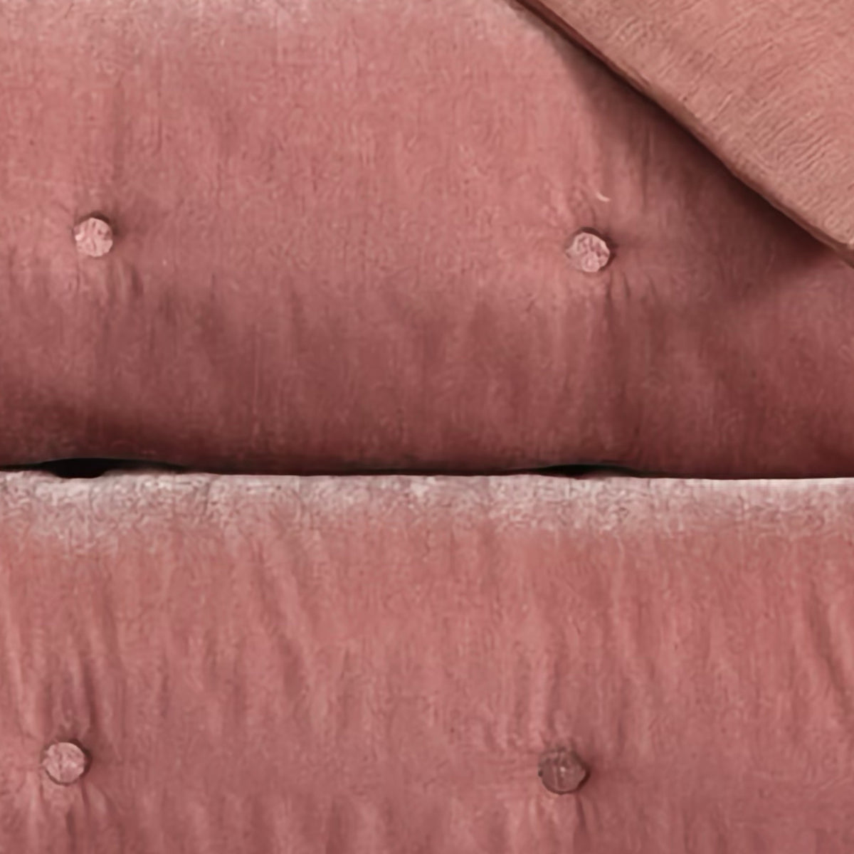 Closeup view of Yves Delorme Cocon Counterpane and Decorative Pillow in Santal color