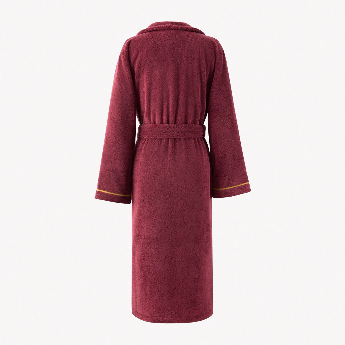 Back of Yves Delorme Corolles Bath Robe