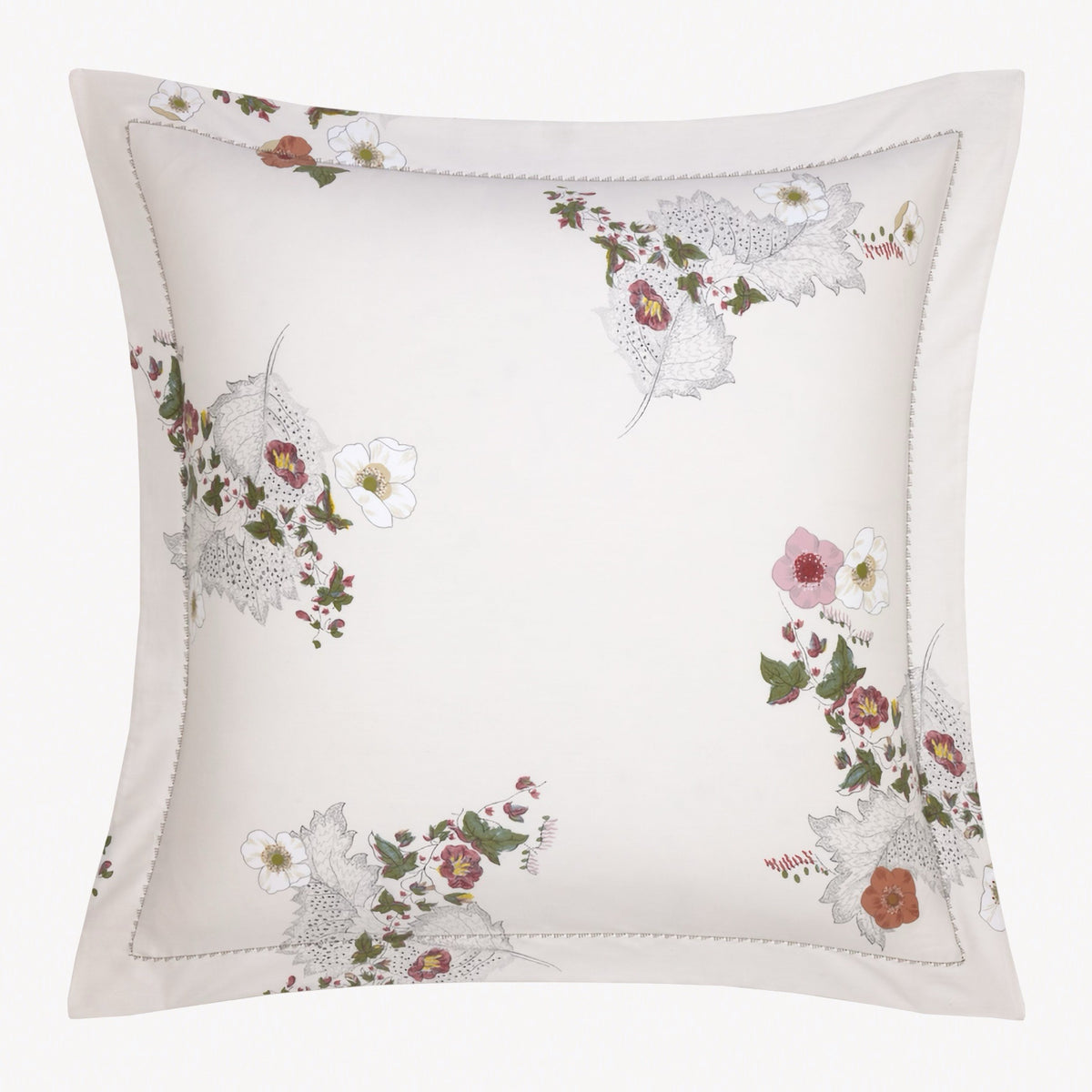 Euro Sham of Yves Delorme Corolles Bedding