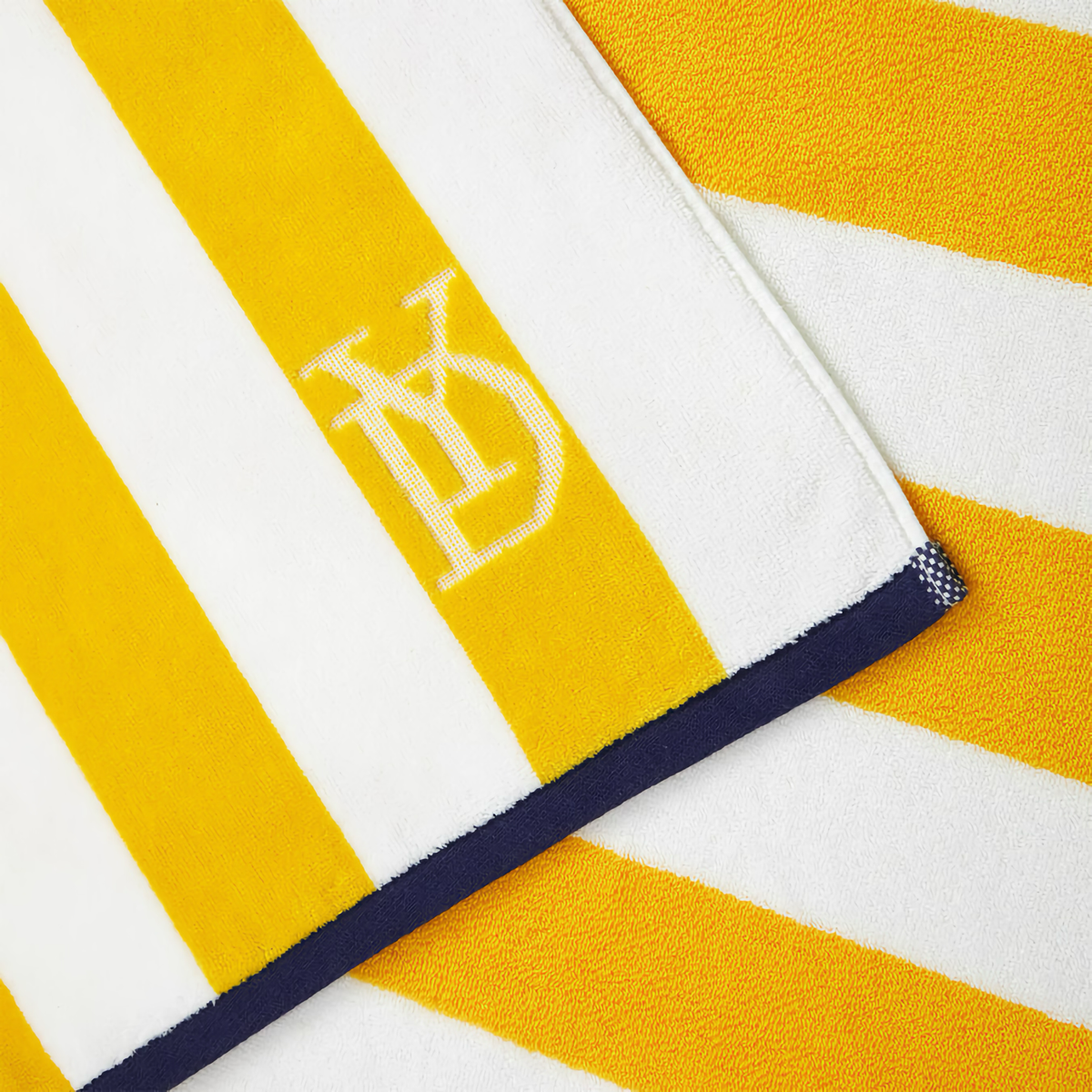 Detail View of Yves Delorme Cotier Beach Towels