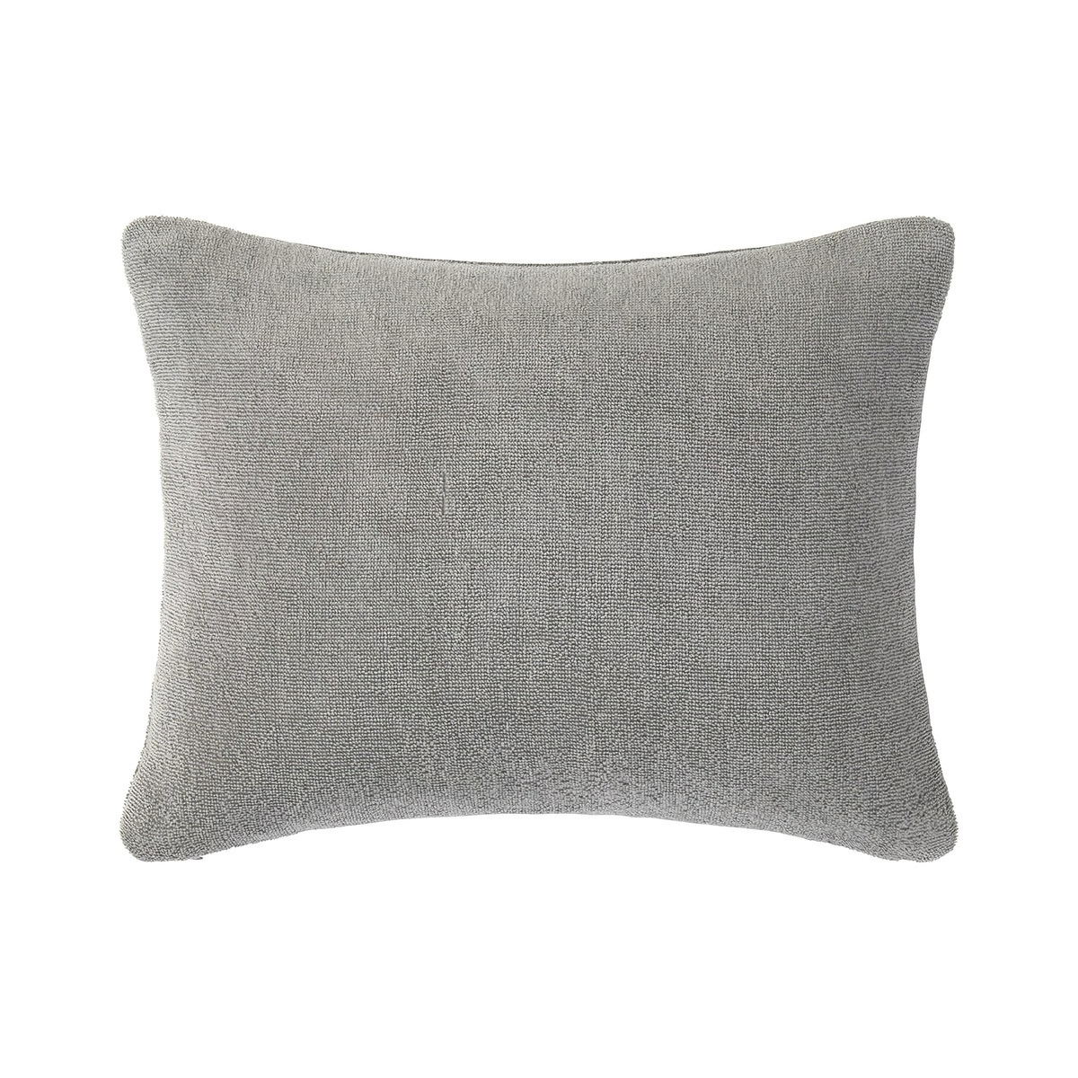 Back side of Yves Delorme Croisiere Beach Pillow in Platine