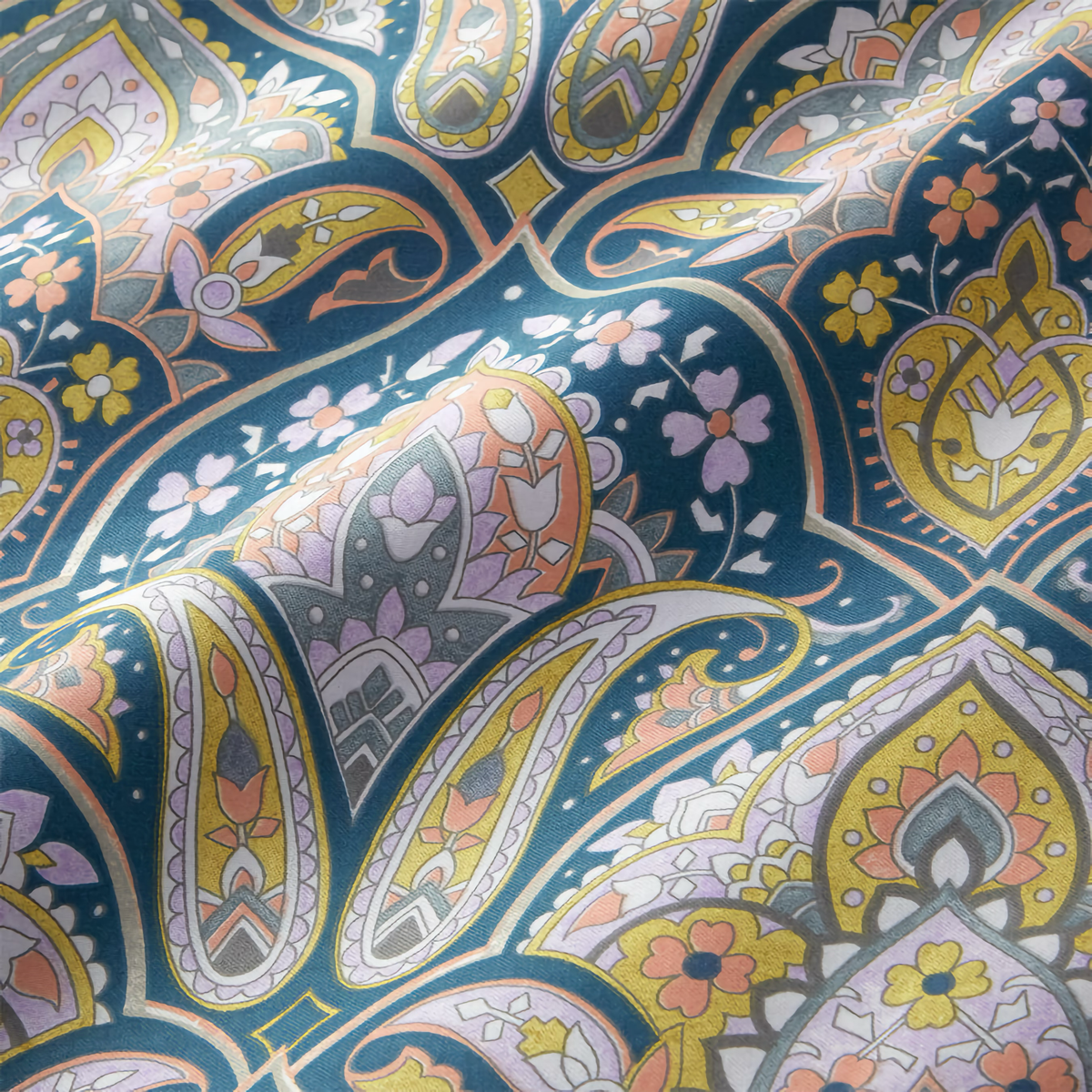 Fabric Closeup of Yves Delorme Dandy Duvet Cover