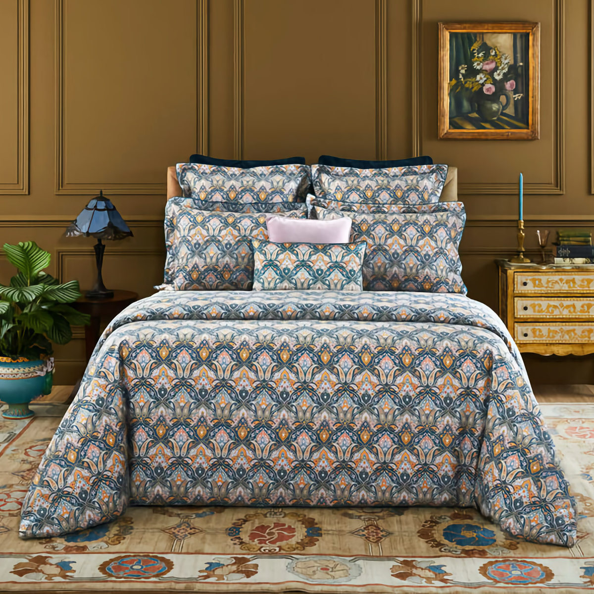 Full Bed in Yves Delorme Dandy Fine Linen