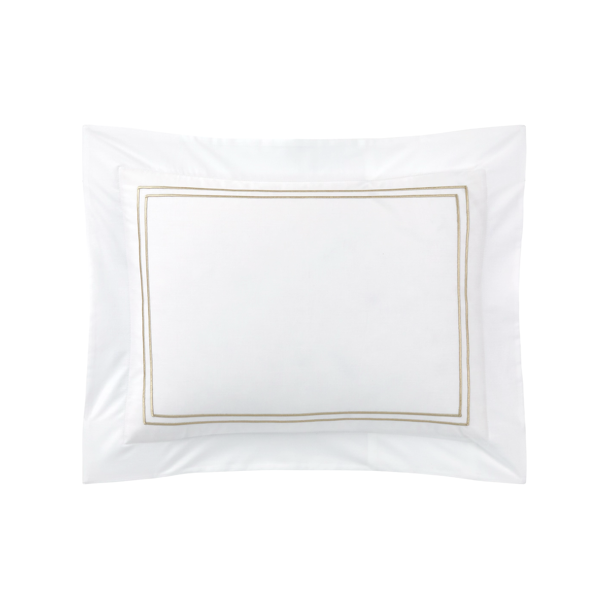 Boudoir Sham of Yves Delorme Duo Bedding in Pierre