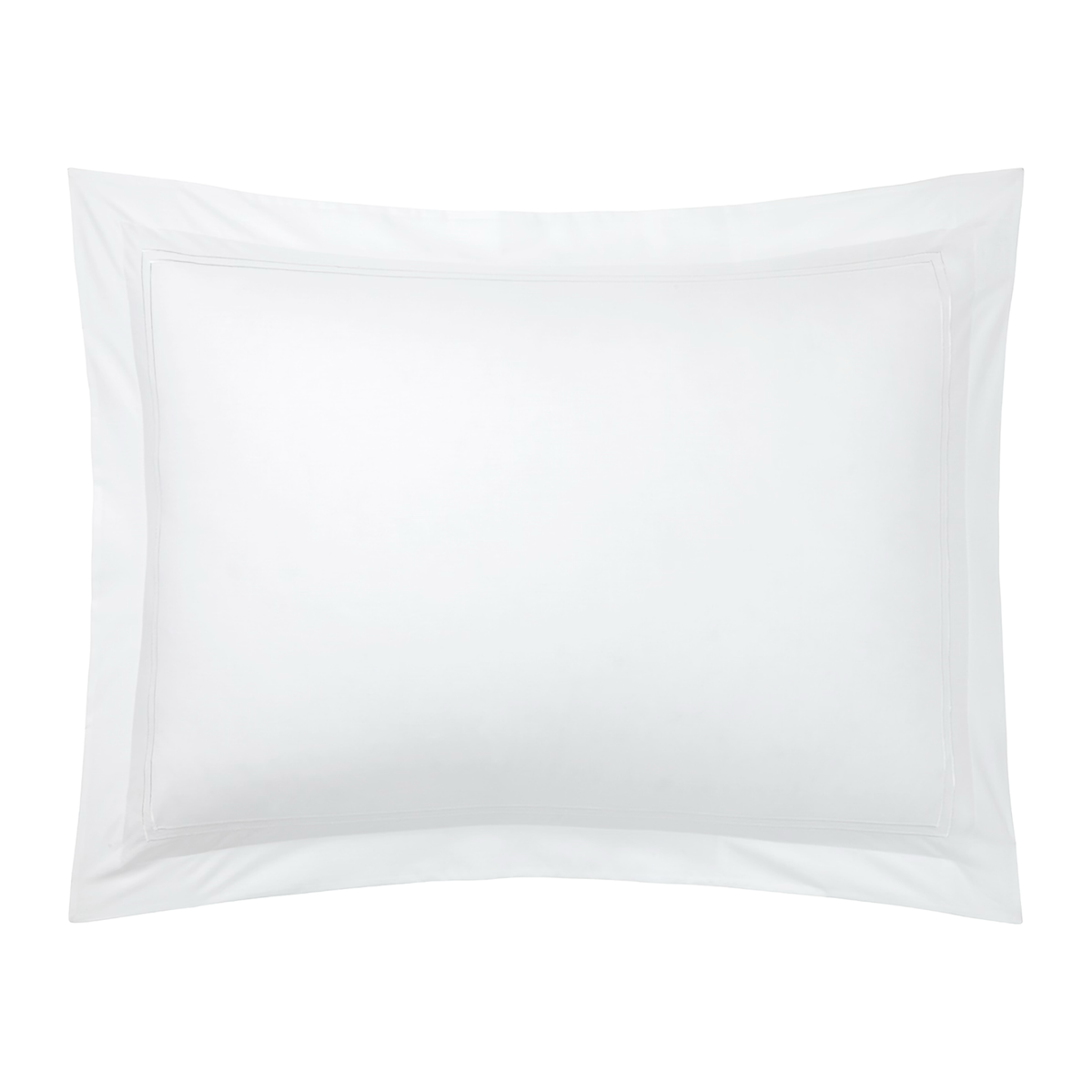 Sham Silo of Yves Delorme Duo Bedding in Blanc