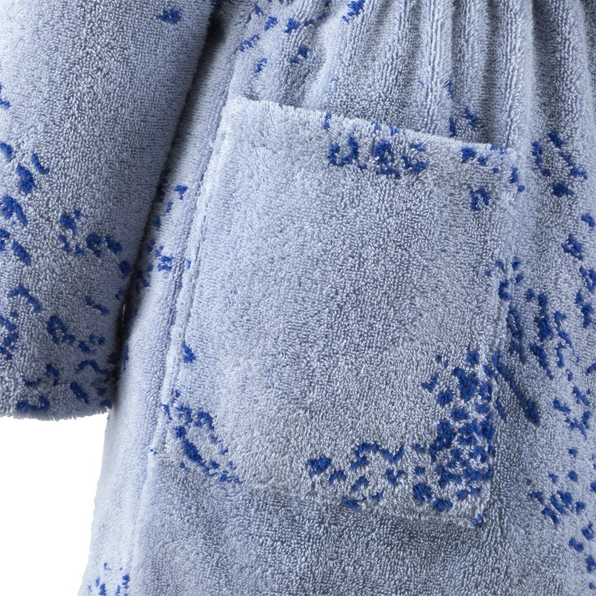 Close-up of a Yves Delorme Ecumes Bathrobe