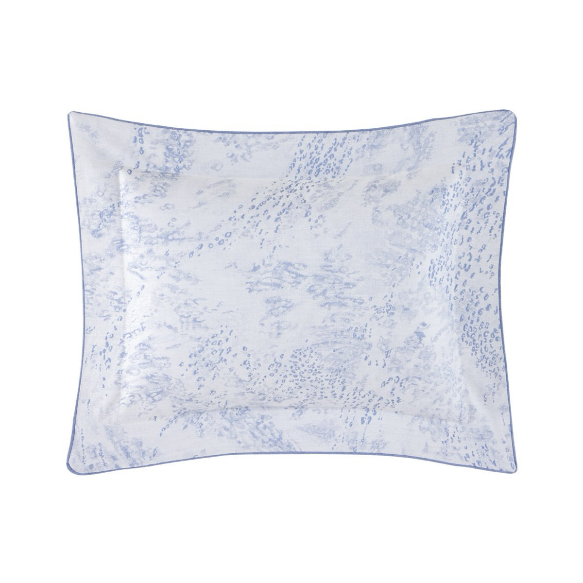 Boudoir Sham of Yves Delorme Ecumes Bedding on a white background