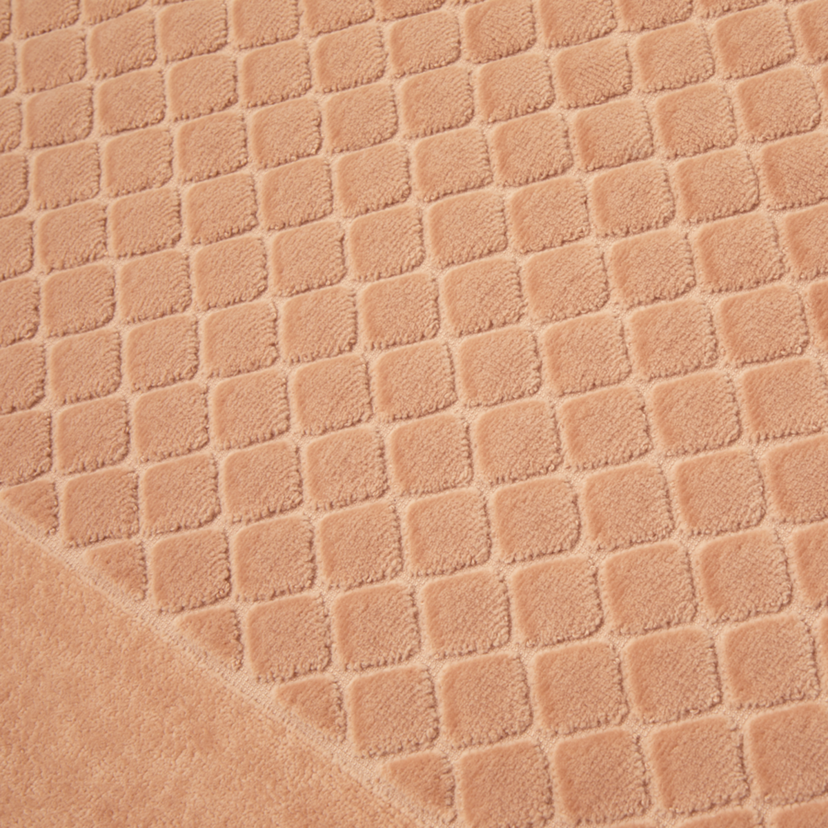 Bath Mat Closeup of Yves Delorme Etoile Bath Collection in Sienna Color