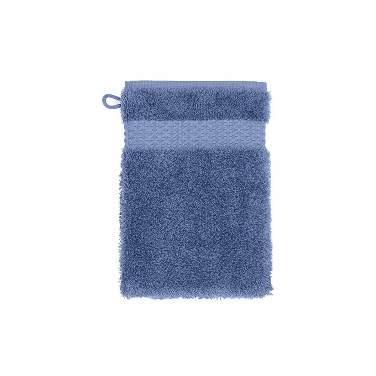 Bath Mitt of Yves Delorme Etoile Bath Towels in Outremer color