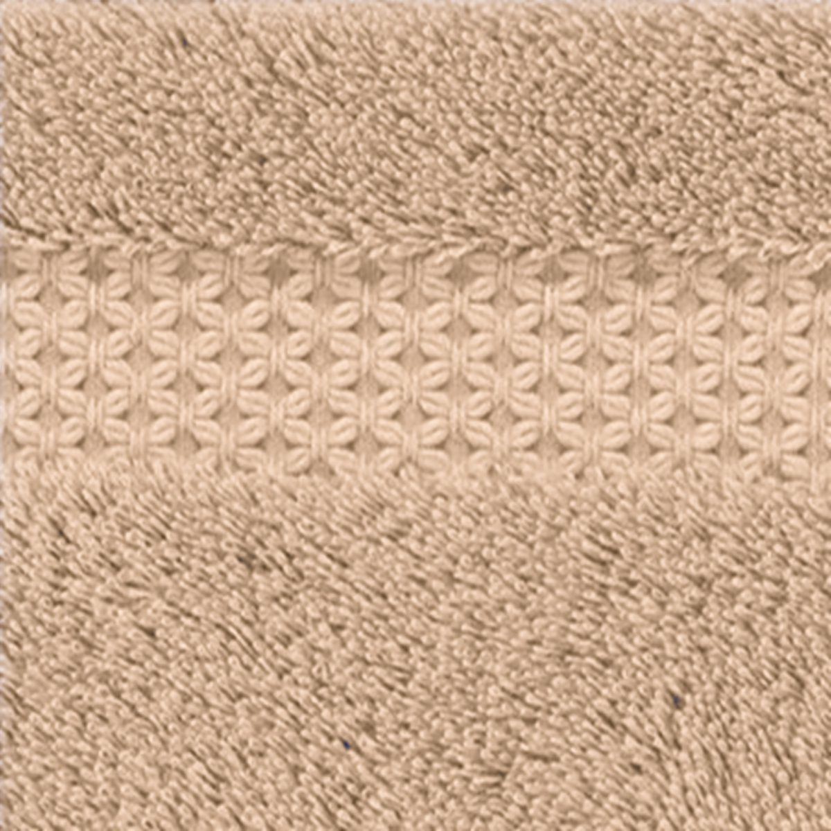 Swatch Sample of Yves Delorme Etoile Bath Towels and Mats in Dune