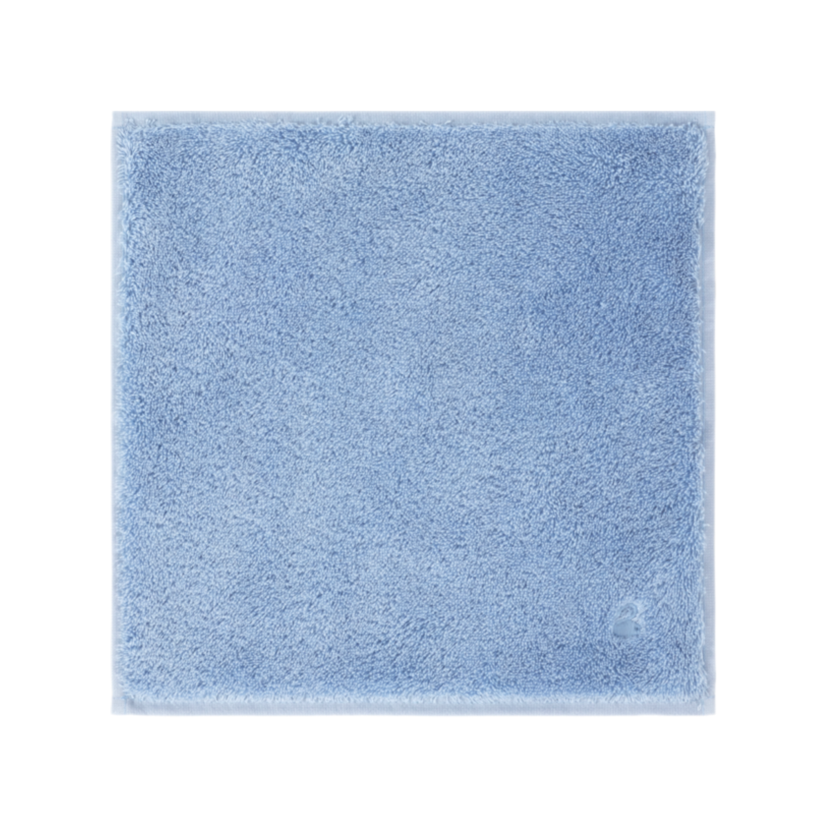 Wash Cloth of Yves Delorme Etoile Bath Towels in Azure Color