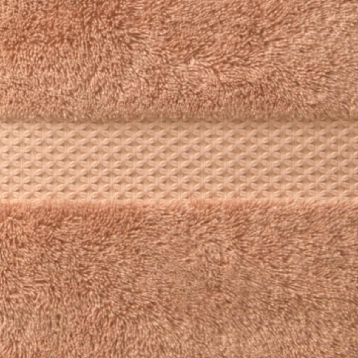 Swatch Sample of Yves Delorme Etoile Bath Towels and Mats in Sienna Color