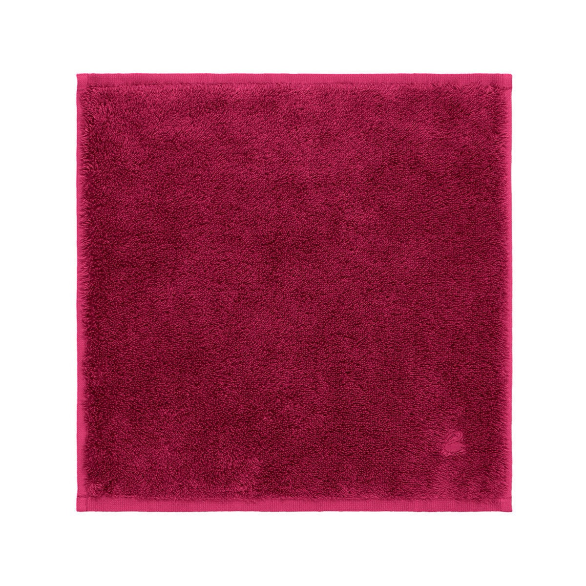 A square, dark pink Etoile Bath Towel displayed flat against a white background.