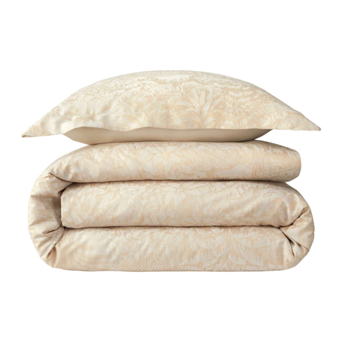 Stack of Duvet Cover and Sham of Yves Delorme Faune Bedding