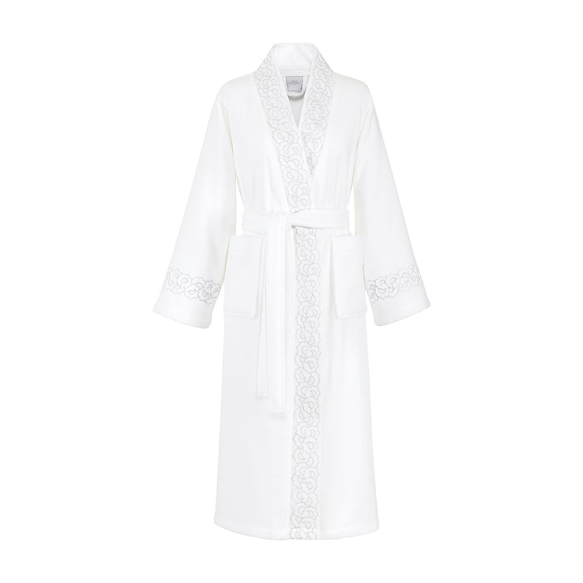 Front of Yves Delorme Festons Bath Robe