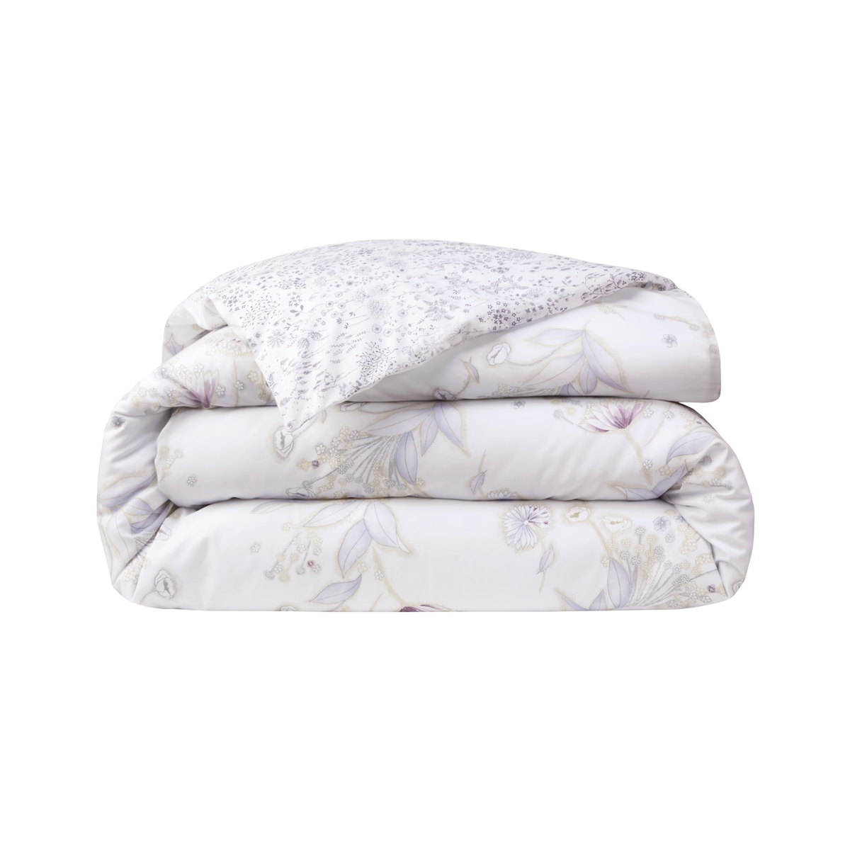 Folded Yves Delorme Givre Duvet Cover