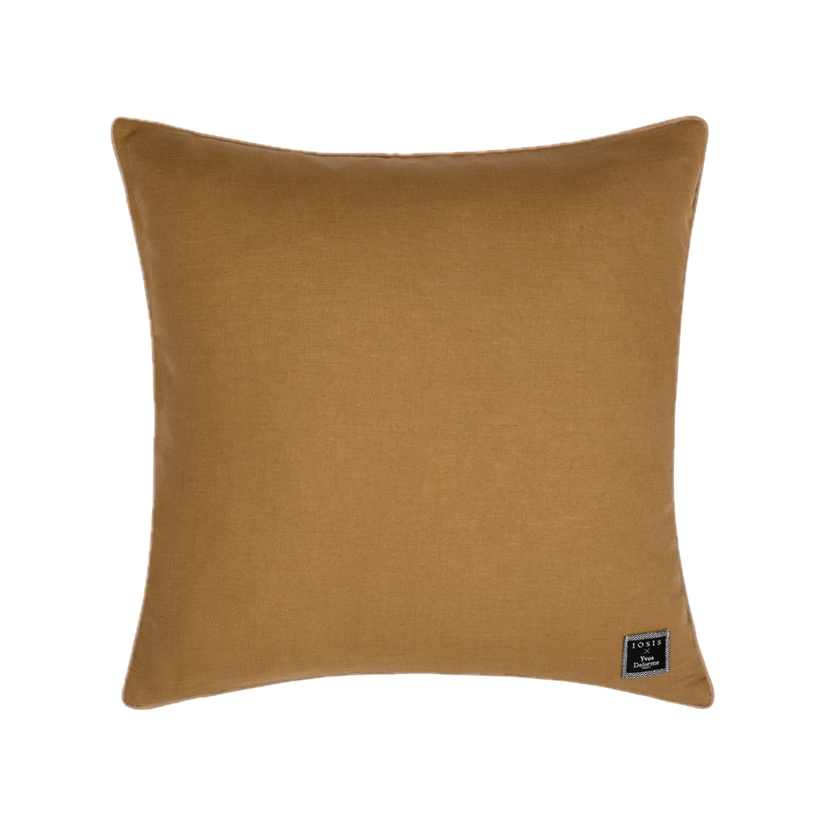 Back Side of Yves Delorme Golestan Decorative Pillow in Sienna Color