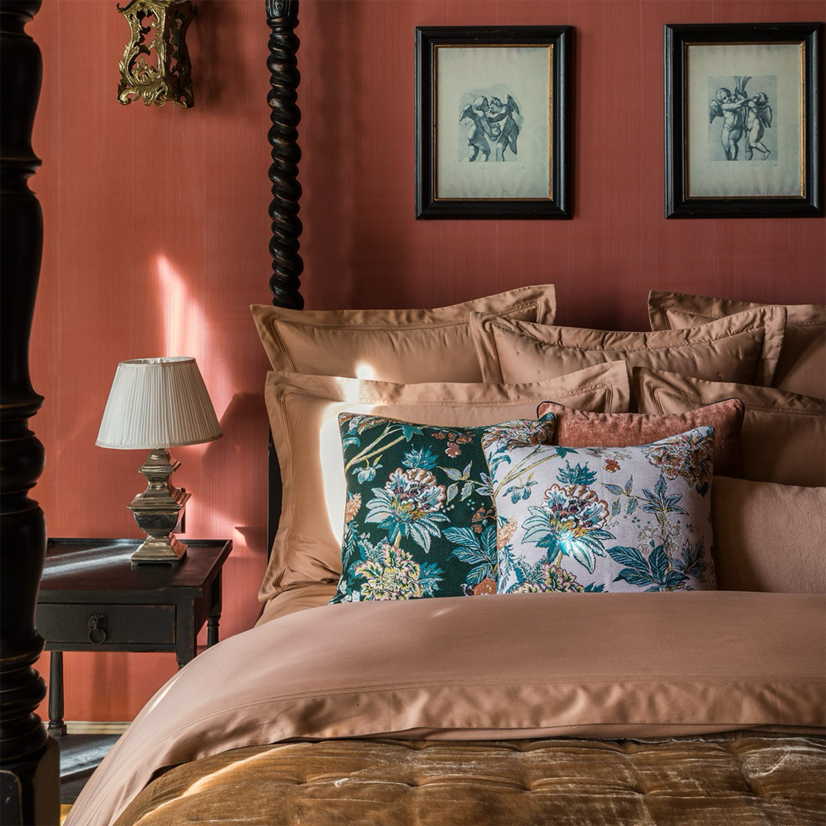 Decorative Pillows of Yves Delorme Golestan Bedding