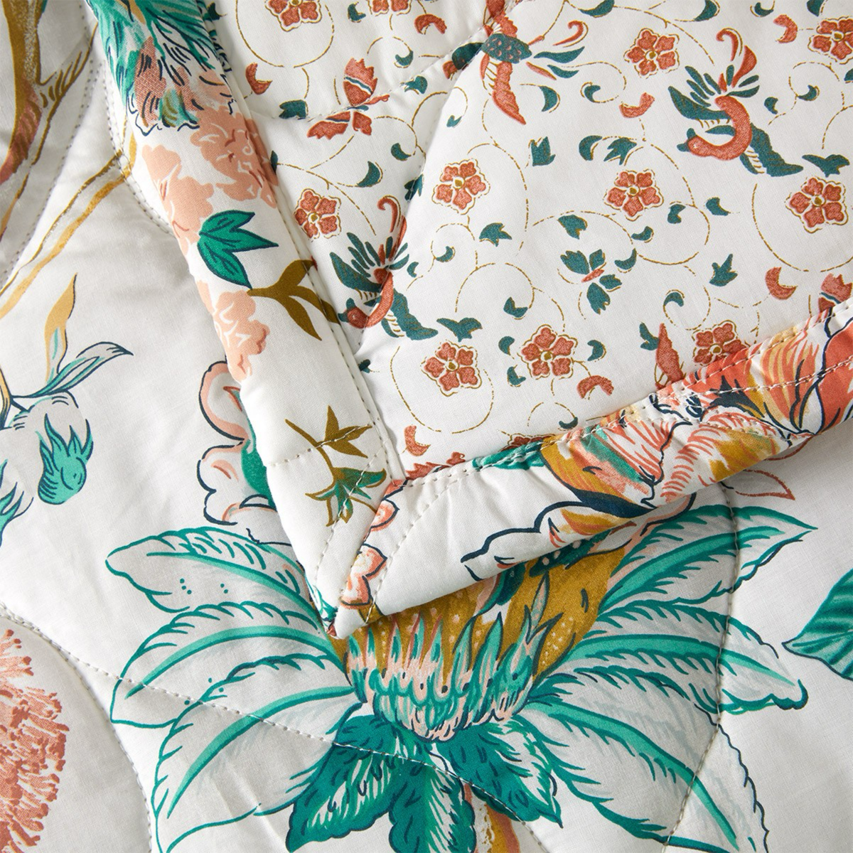 Fabric Closeup of Yves Delorme Golestan Bedding