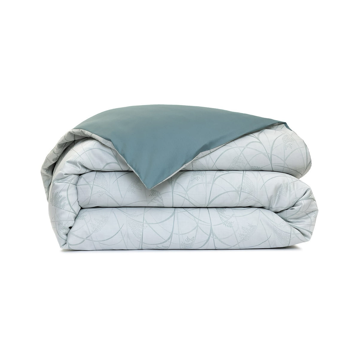 Folded Duvet Cover of Yves Delorme Graminee Bedding