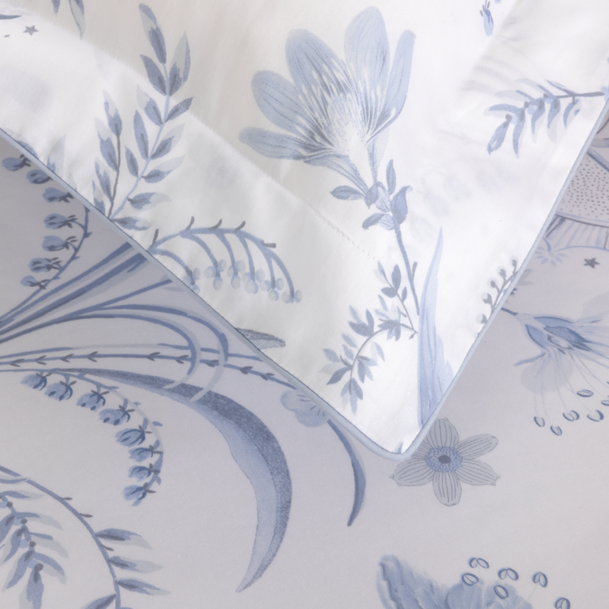 Sham Closeup of Yves Delorme Herbier Bedding Collection