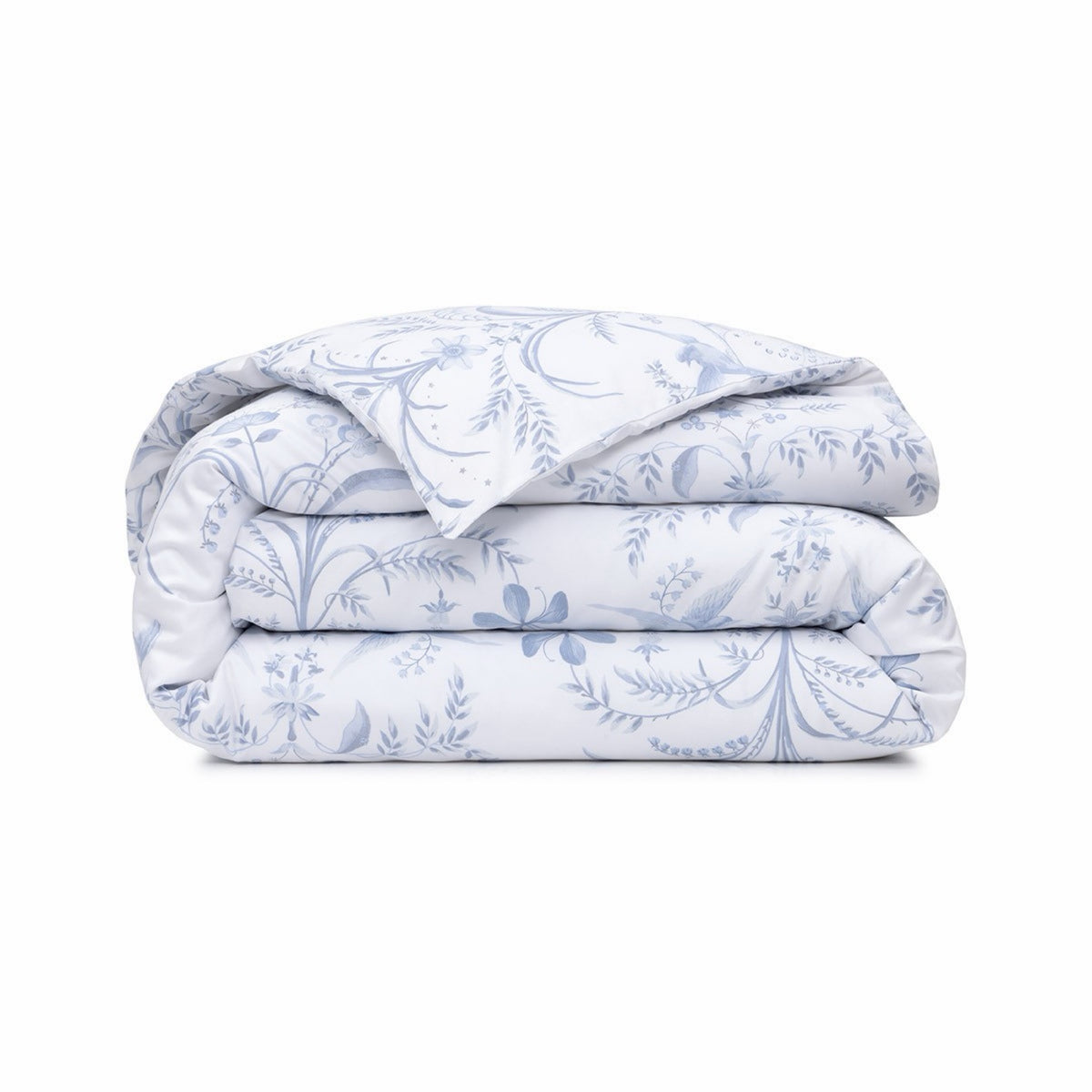 Folded Duvet Cover from Yves Delorme Herbier Bedding Collection