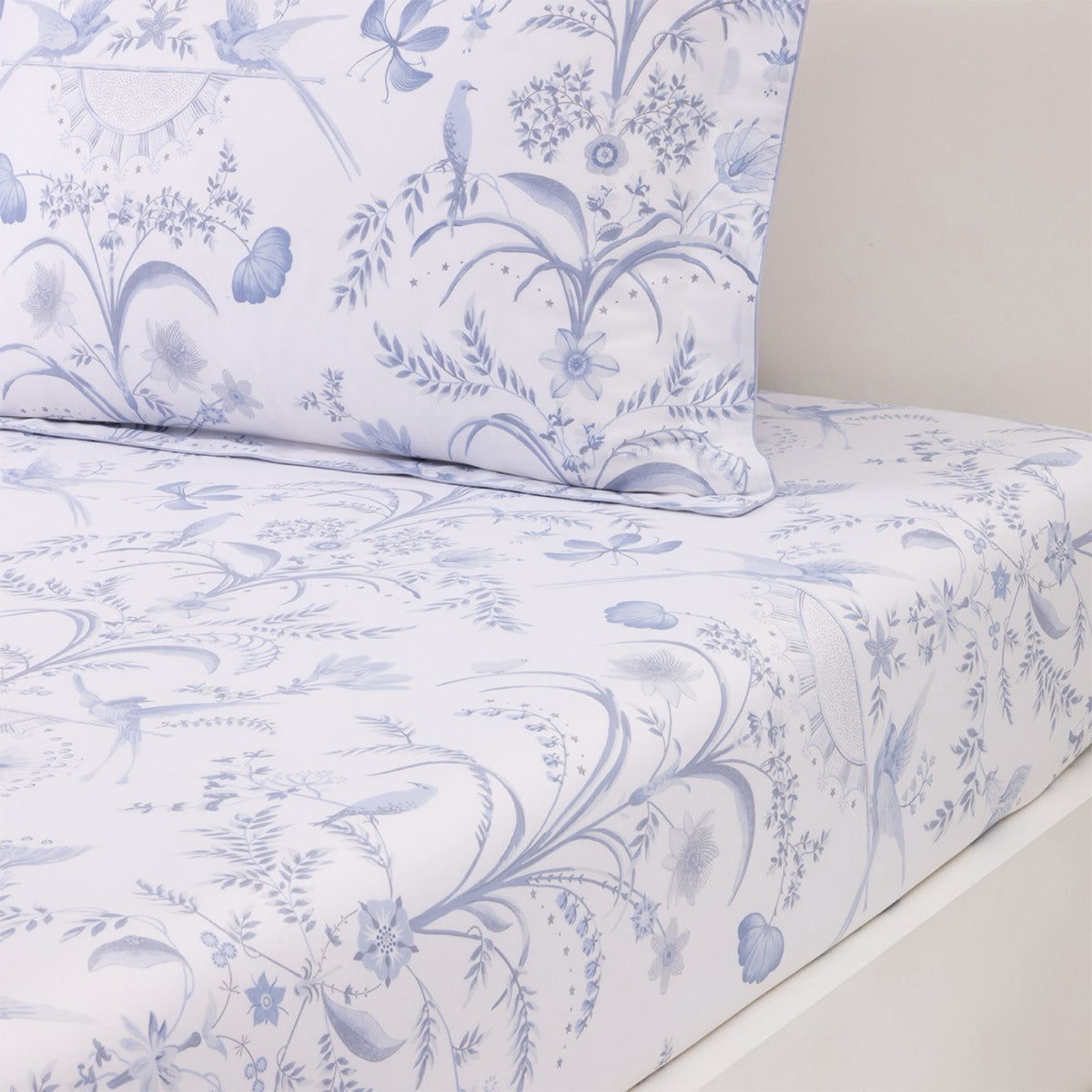 Fitted Sheet from Yves Delorme Herbier Bedding Collection