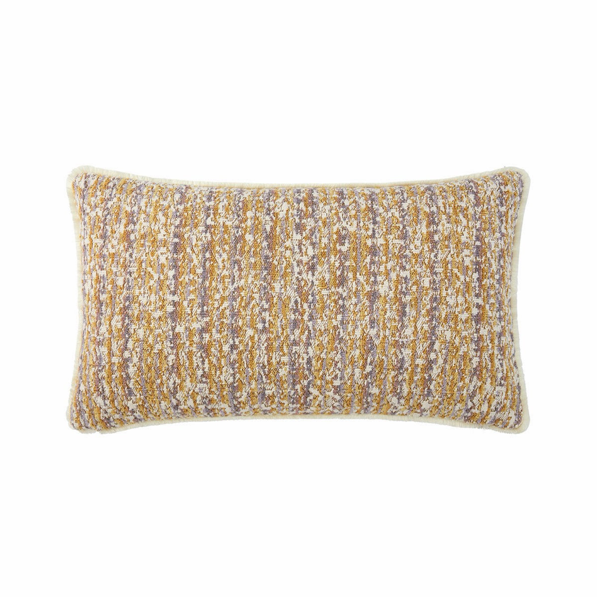 Yves Delorme Illusion 13x22 Decorative Pillows in Orge color