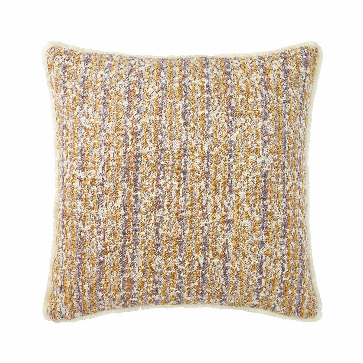 Yves Delorme Illusion 18x18 Decorative Pillows in Orge color