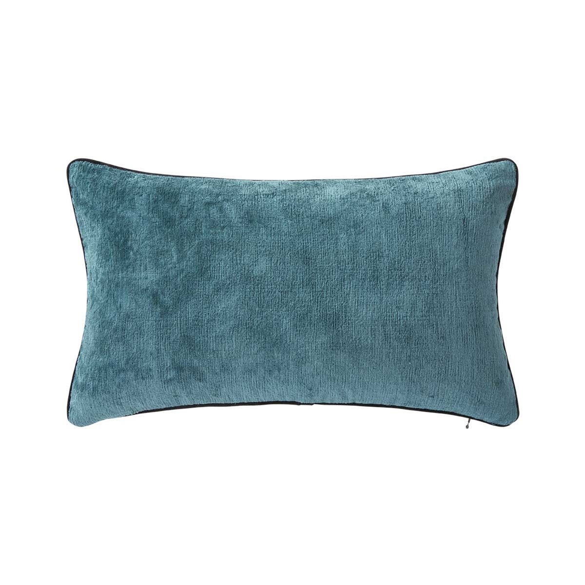 Silo Image of Yves Delorme Iosis Boromee Rectangle Decorative Pillow in Paon Color