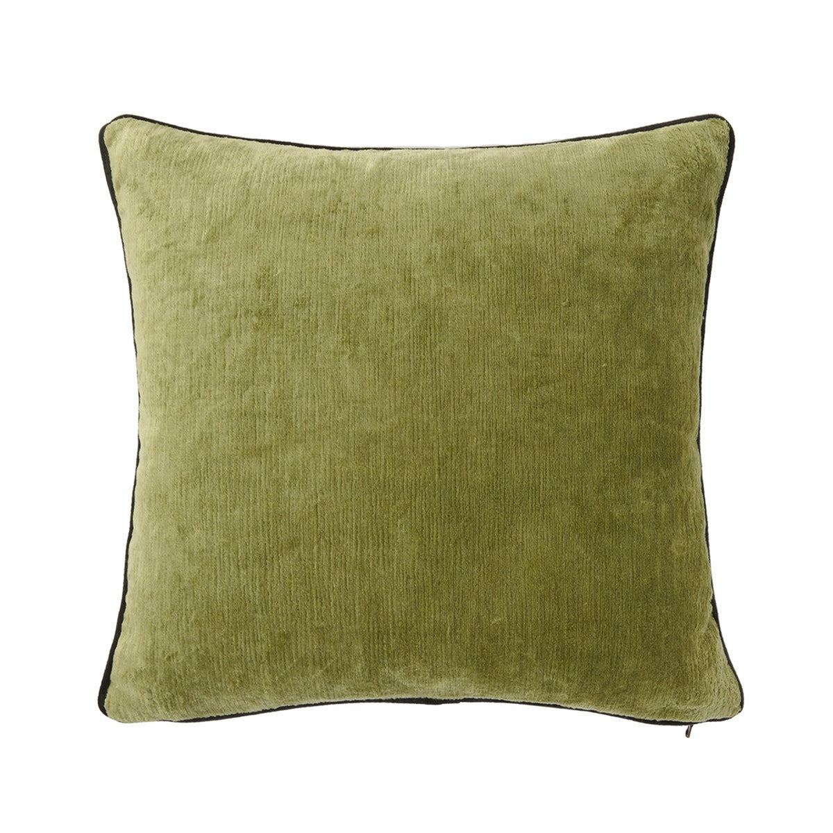 Silo Image of Yves Delorme Iosis Boromee Square Decorative Pillow in Kaki Color