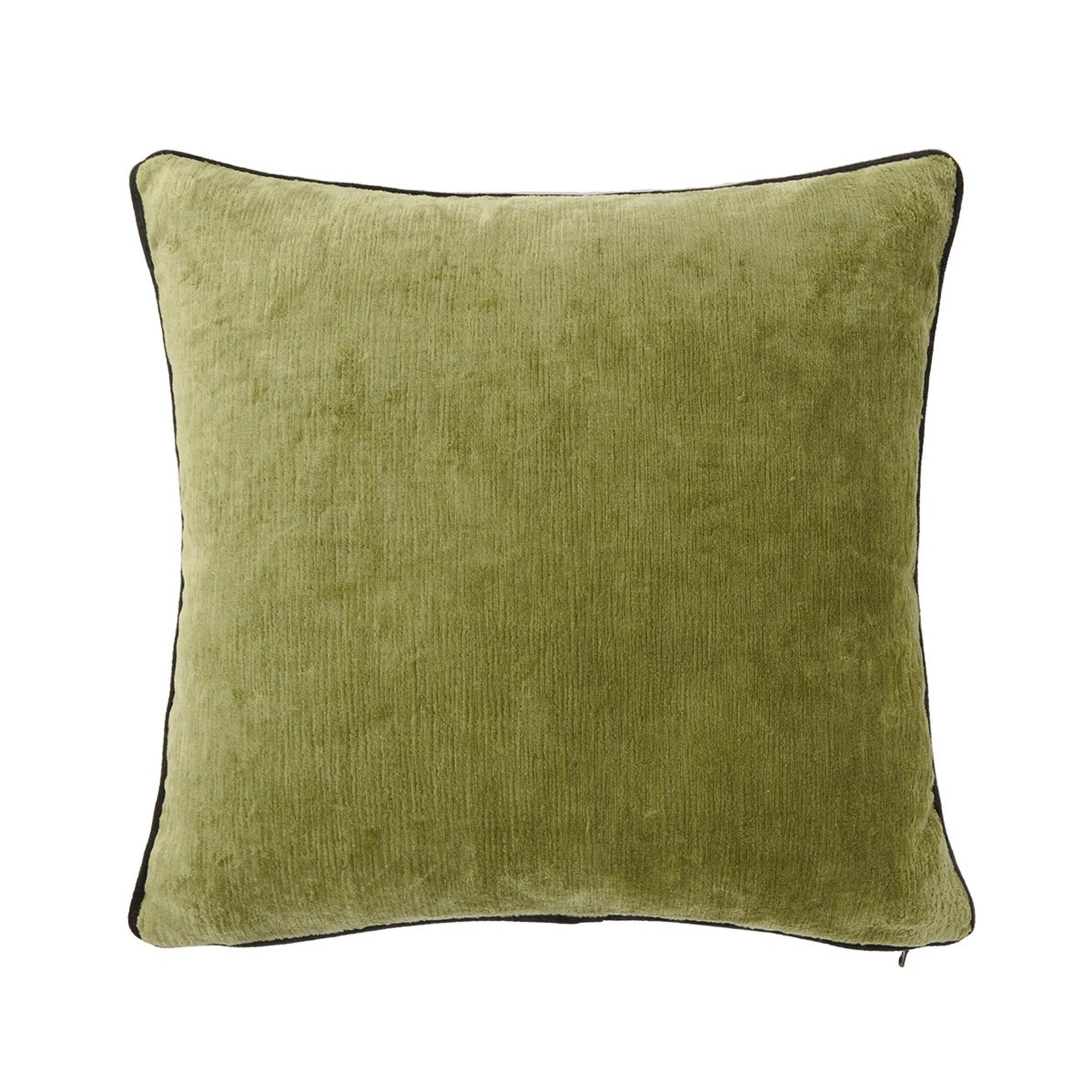 Silo Image of Yves Delorme Iosis Boromee Square Decorative Pillow in Kaki Color